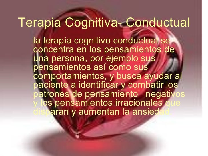 Terapia cognitiva conductual cuarto corte Terapia cognitiva conductual cuarto corte