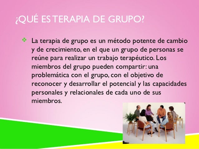 Terapia de grupo Terapia de grupo