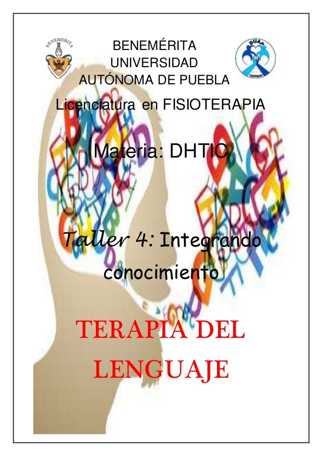 TERAPIA DEL LENGUAJE TERAPIA DEL LENGUAJE