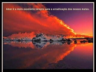 Amar é a mais excelente terapia para a erradicação dos nossos males.

 