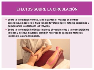 Terapia fisica y rehabilitacion clase no 3 masaje