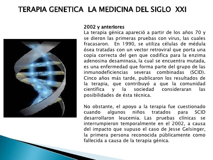 Terapia genetica Terapia genetica