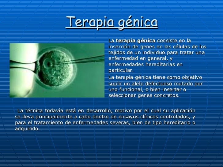 Terapia Genica Y Cancer Terapia Genica Y Cancer