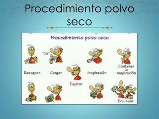 Procedimiento polvo
       seco
 