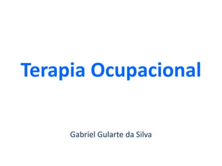 Terapia Ocupacional Gabriel Gularte da Silva 
