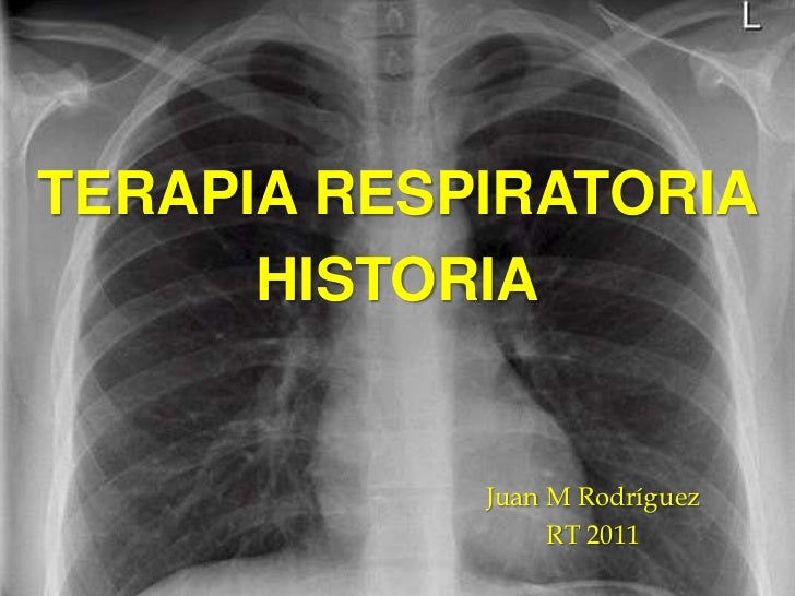 Terapia respiratoria Terapia respiratoria