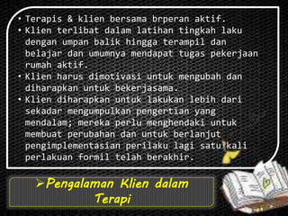Terapi behavior | PPTX