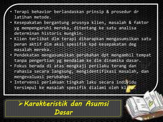 Terapi behavior | PPTX