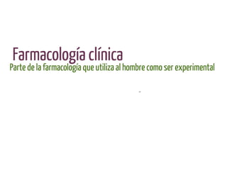 Terapéutica clinica 1, clase 01 - Fundación Barcelo