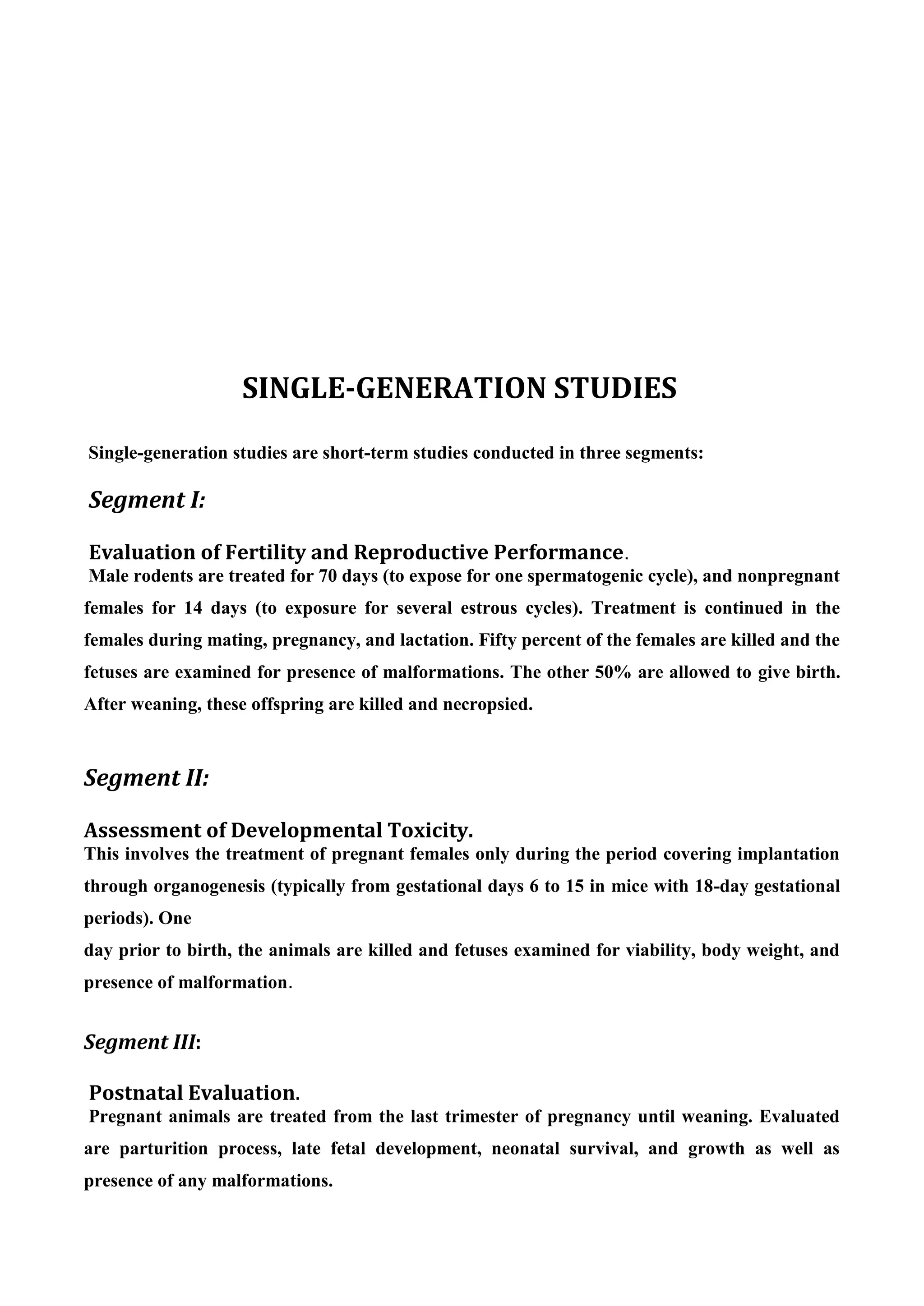 Seminar on Teratogenicity by Sumaraja