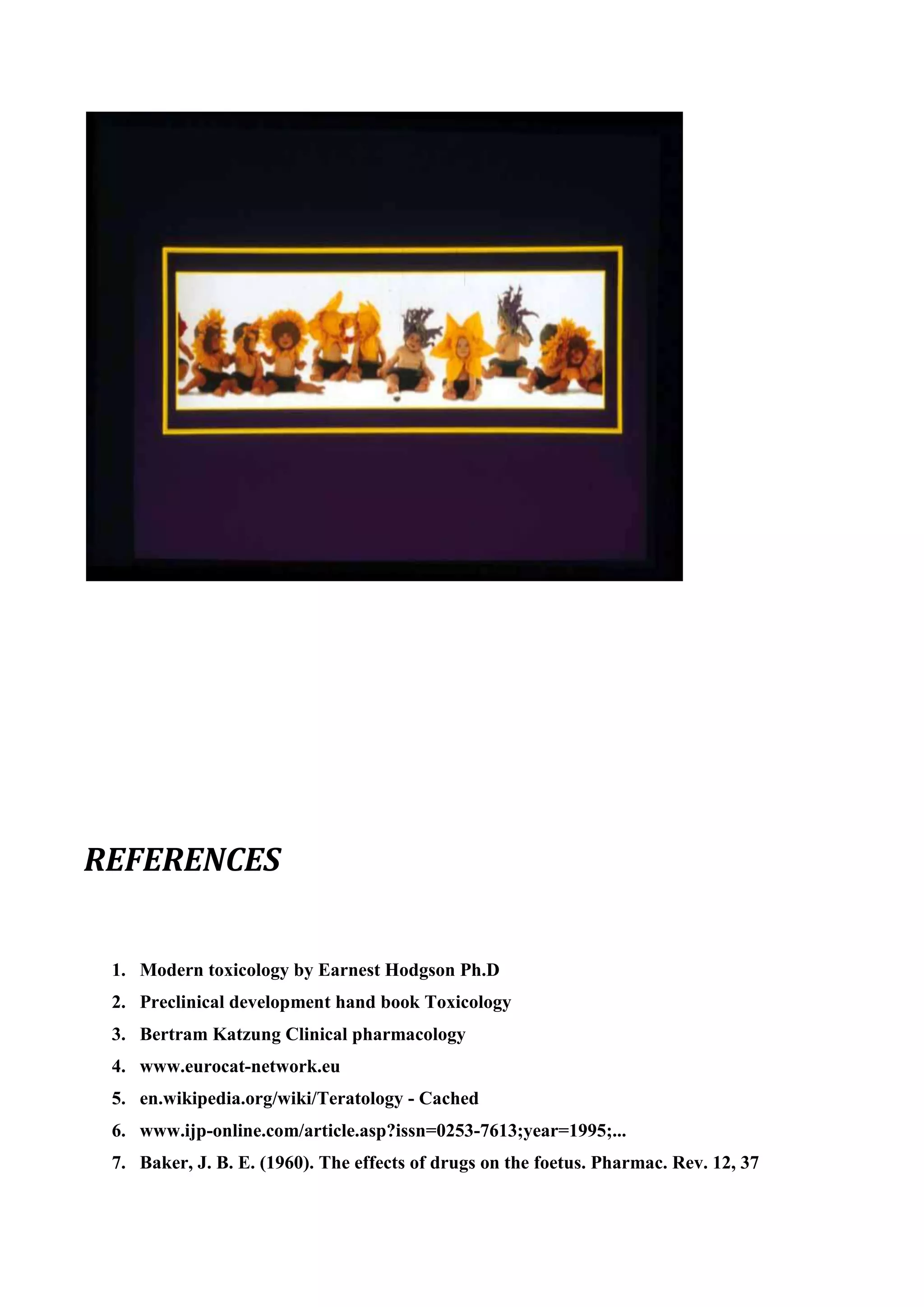 Seminar on Teratogenicity by Sumaraja
