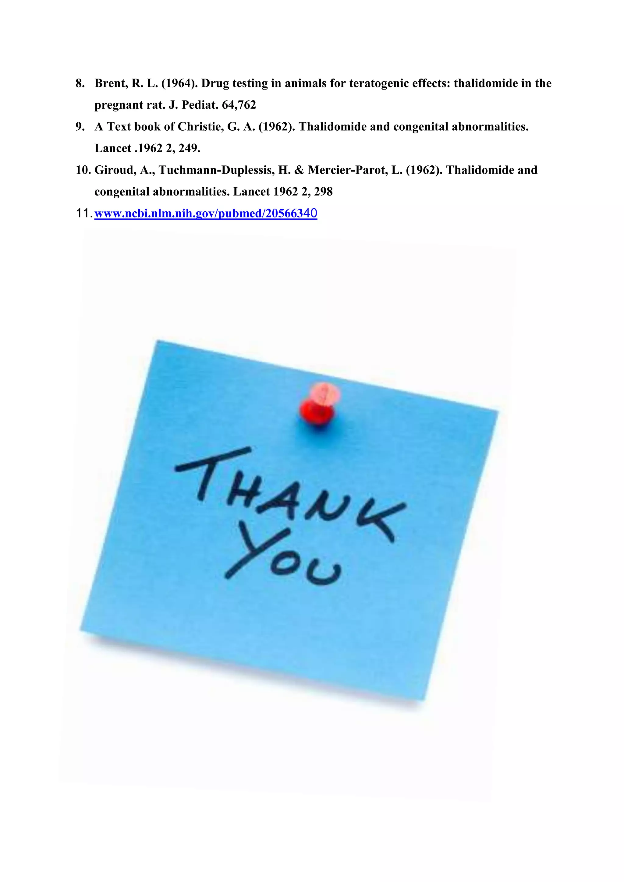 Seminar on Teratogenicity by Sumaraja