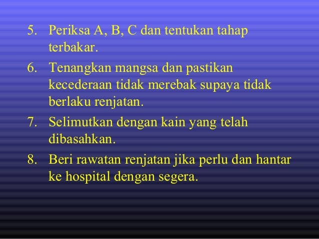 Terbakar dan melecur