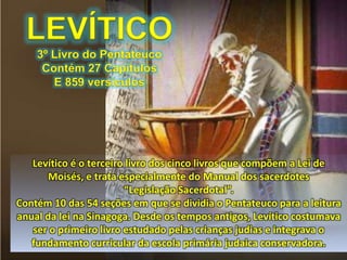 TERCEIRA AULA PENTATEUCO LEVÍTICOAntonio1.pptx