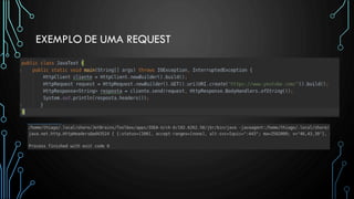 EXEMPLO DE UMA REQUEST
 