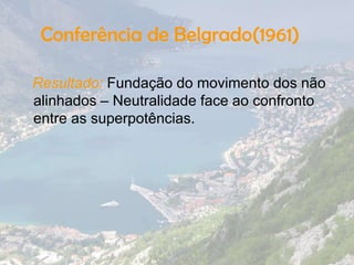 Objectivo:  Promoção da cooperação económica e cultural afro-asiática;