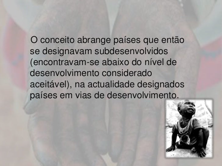 Ajuda Internacional Aos Paises Do Terceiro Mundo