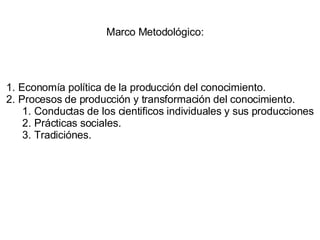 Marco Metodológico: ,[object Object],[object Object],[object Object],[object Object],[object Object]