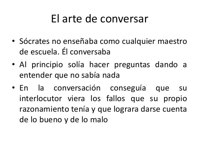 El Arte De Conversar Pdf