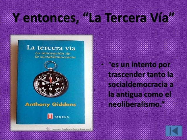 la tercera via anthony giddens