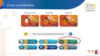 Entrar a la biblioteca
 