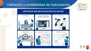 Validación y confiabilidad de instrumentos
 