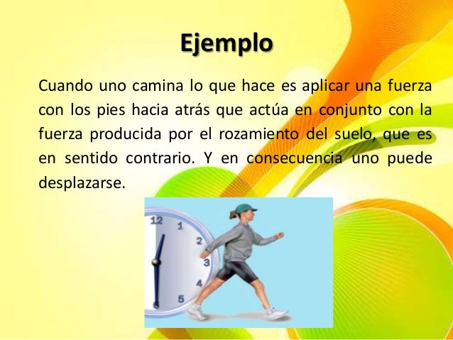 Tercera ley de newton.