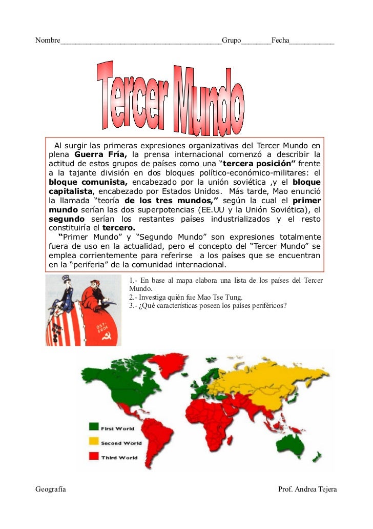 Tercer mundo Tercer mundo