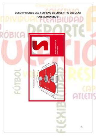 71
DESCRIPCIONES DEL TERRENO EN UN CENTRO ESCOLAR
“LOS ALMENDROS”
 