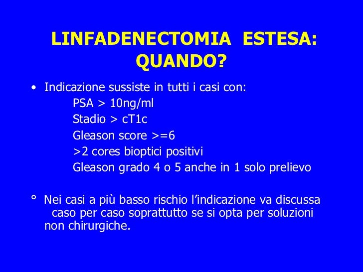 Psa post prostatectomia radicale Psa post prostatectomia radicale