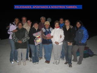 FELICIDADES, APÚNTANOS A NOSOTROS TAMBIÉN. 