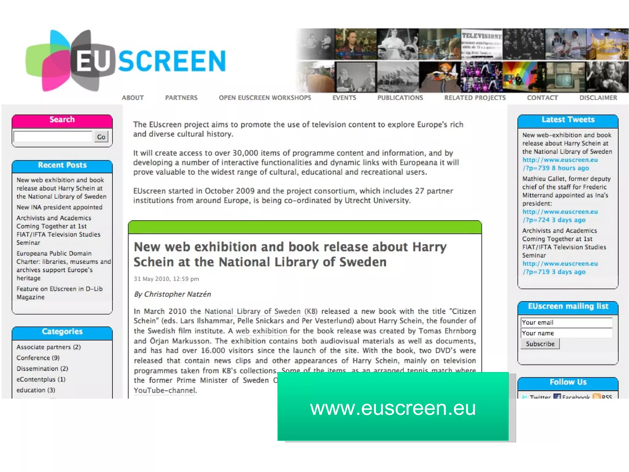 www.euscreen.eu 