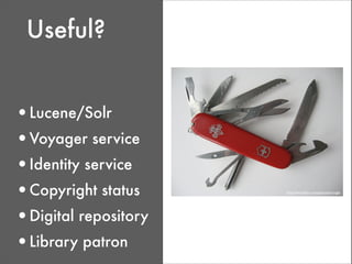 RESTafarian-ism at the NLA