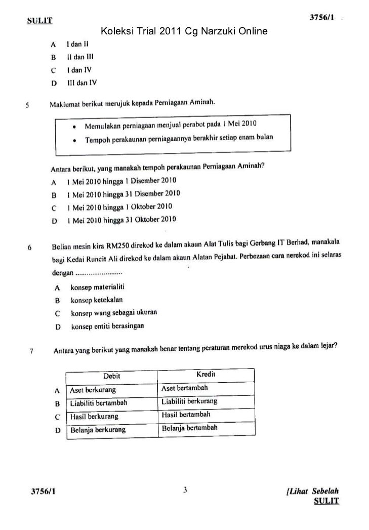 Terengganu trial akaun 2011 k1