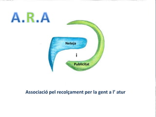 Neteja


                        i
                       Publicitat




Associació pel recolçament per la gent a l’ atur
 