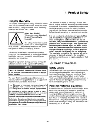 Terex Posi-Track PT-100 Track Loader Service Repair Manual.pdf
