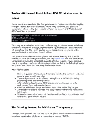 Terixo Withdrawal Proof & Real ROI_ What You Need to Know.docx