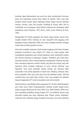 Metode alternatif dalam belajar kimia | PDF