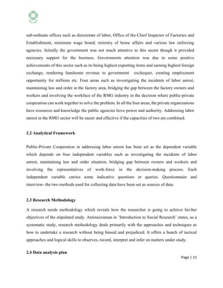 Term Labor Unrest In Rmg Sector Of Bangladesh Converted Pdf