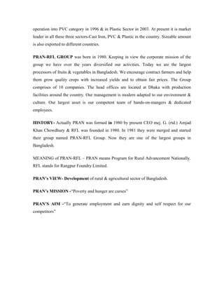Term paper-on-pran-rfl-group | DOC