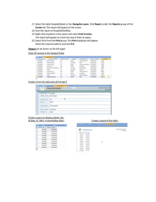 Term 1 computer practicals class VIII | DOCX