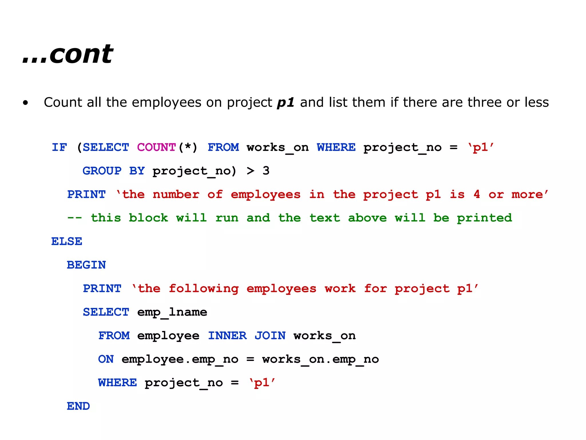 Lecture 2. MS SQL. Stored procedures. | PPT