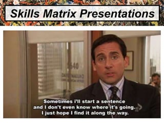 Skills Matrix Presentations