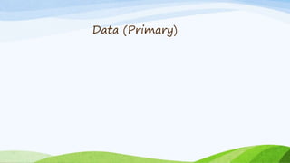 Data (Primary)