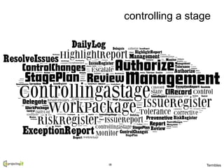 controlling a stage
18
Termbles