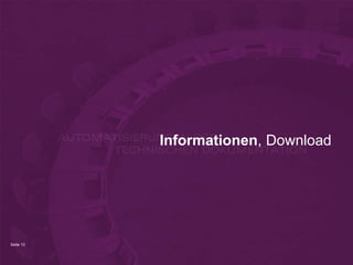 Seite 13
Informationen, Download
 