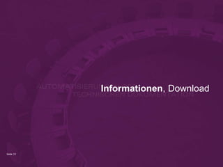 Informationen, Download

Seite 13

 