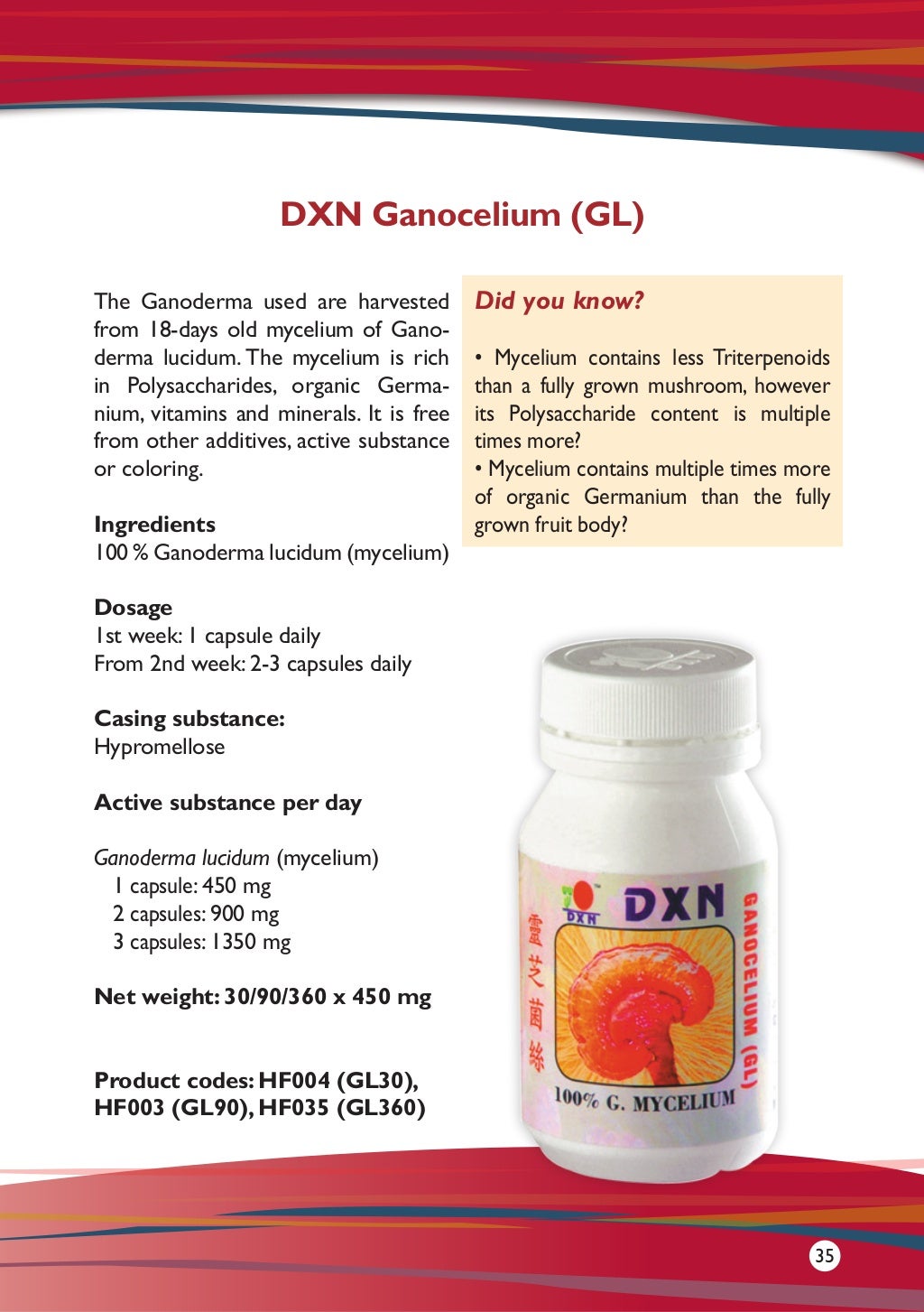 DXN Product Brochure En