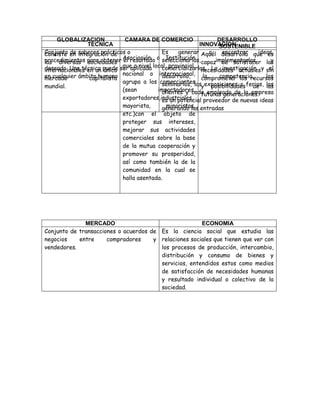 paralelo delo terminos