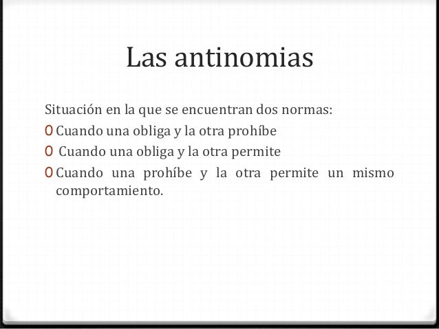 Terminacion De La Validez